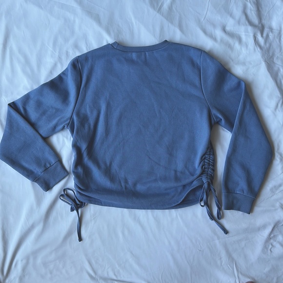 Dusty Blue Zara Cropped sweater - L - Picture 2 of 3
